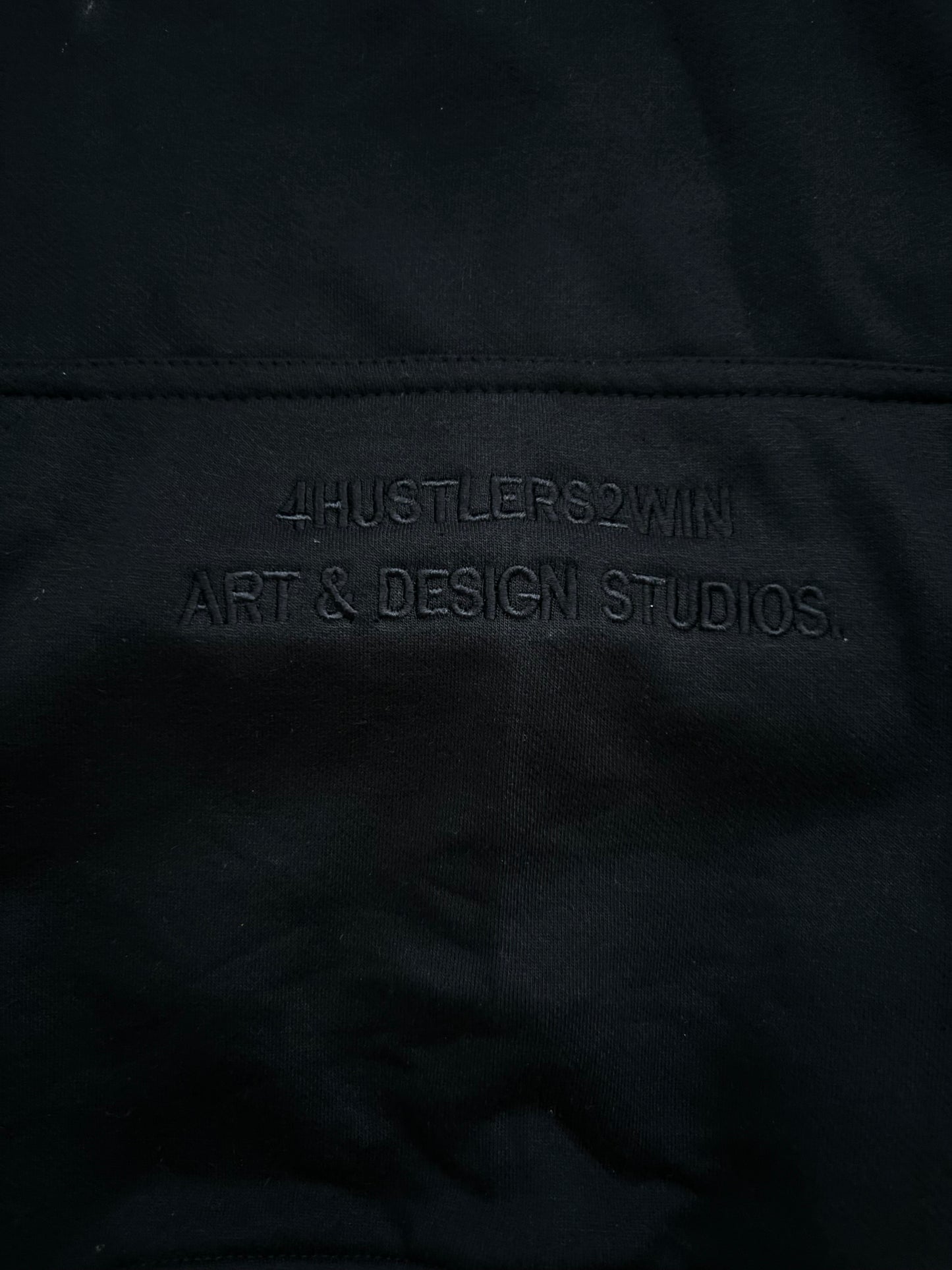 "Gotham" Triple Black French Terry Unisex Hoodie