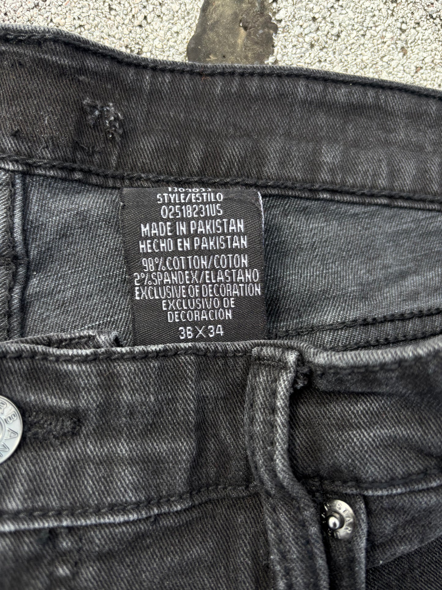 1 of 1 Black Denim