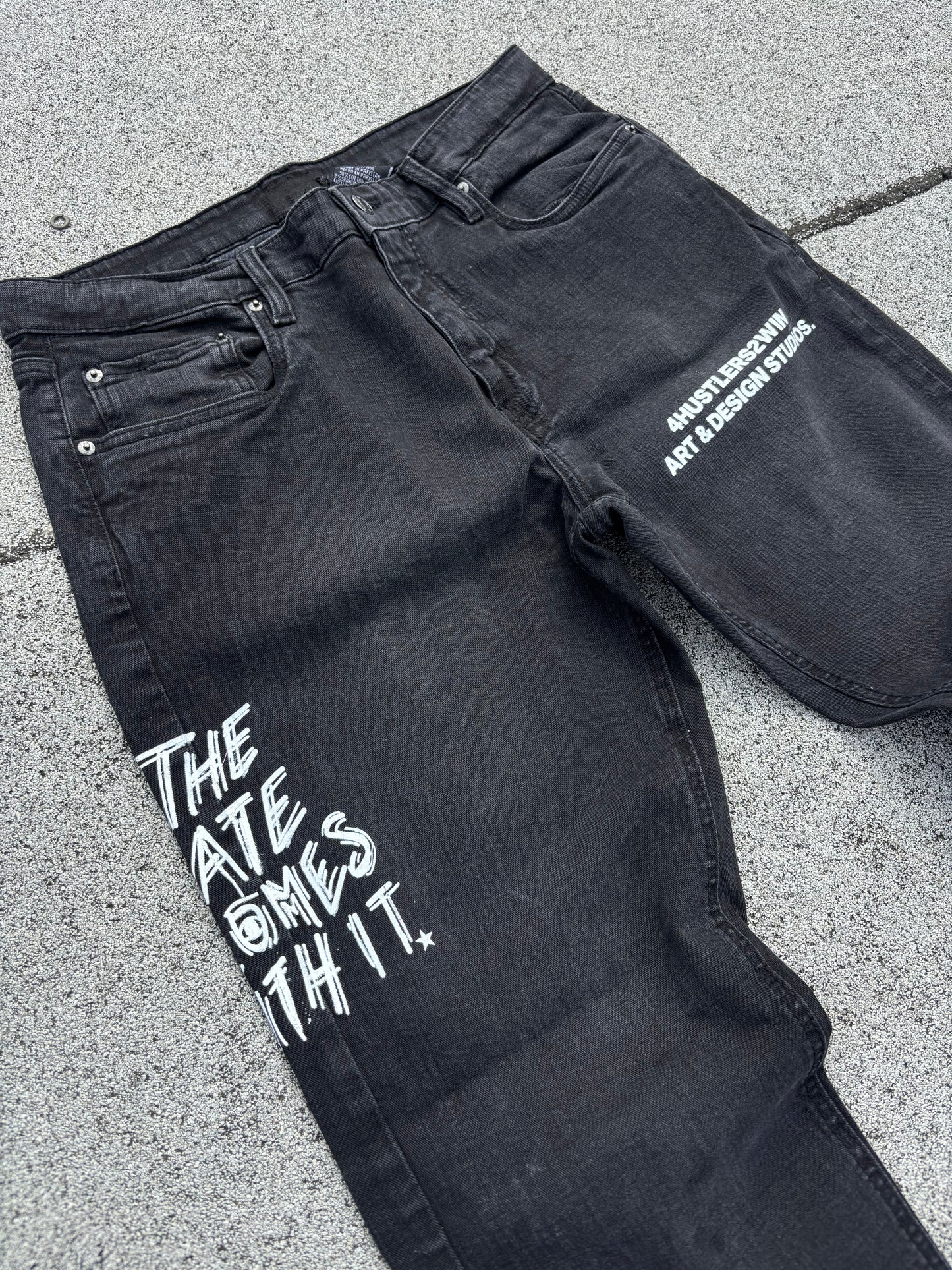 1 of 1 Black Denim
