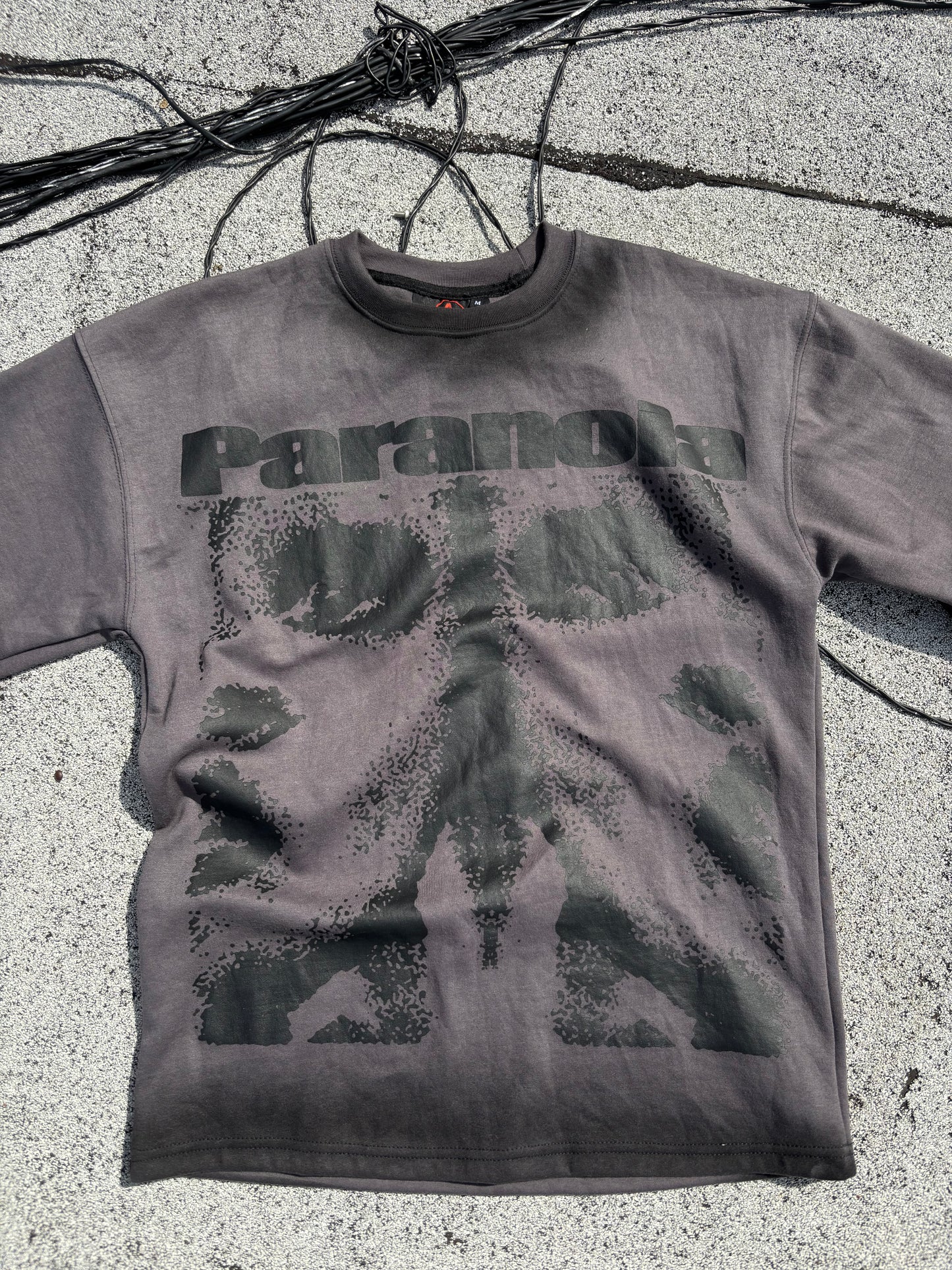 ****FILE 002: 'PARANOIA' FADED BOXY TEE