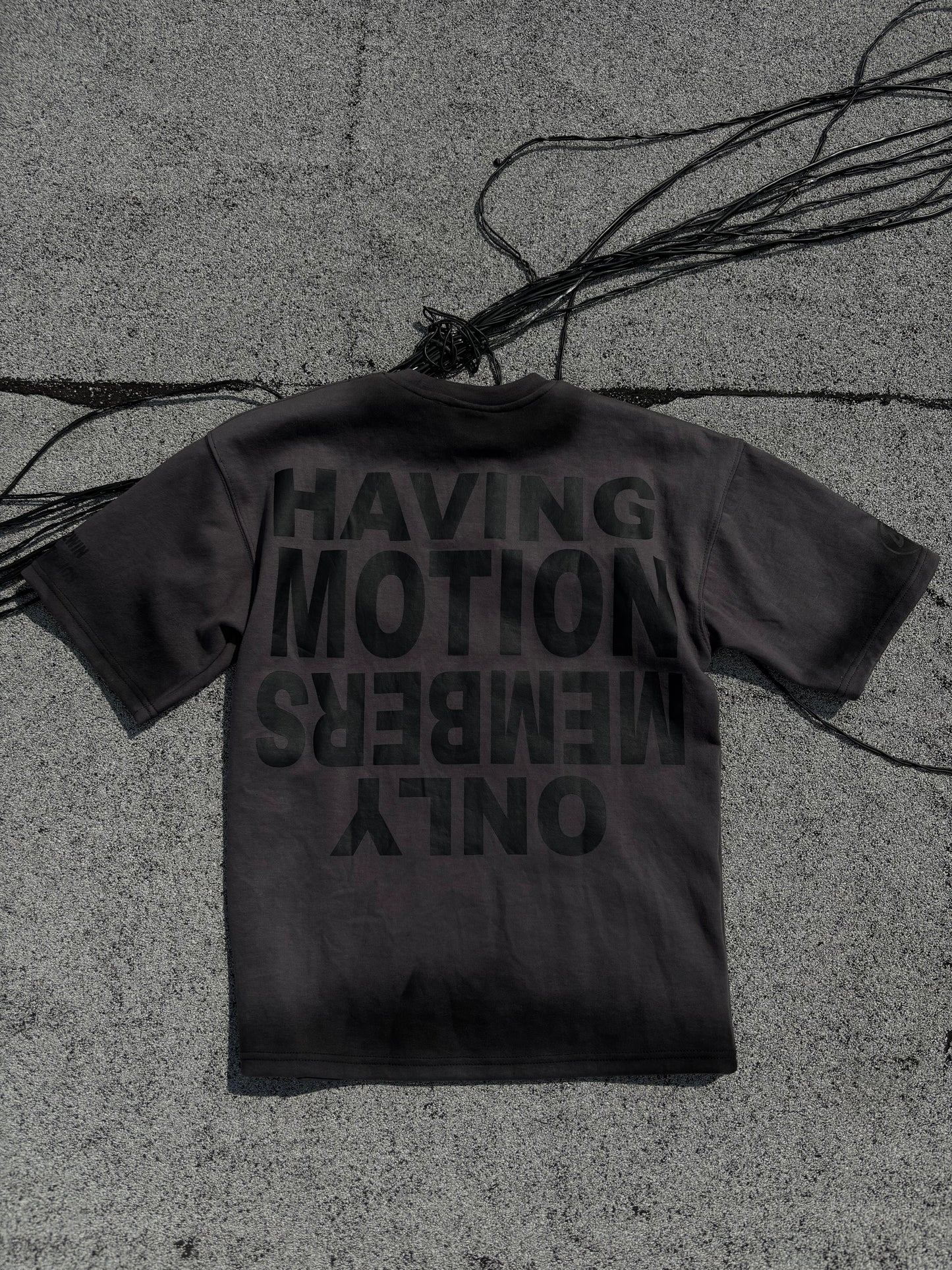 ****FILE 002: 'PARANOIA' FADED BOXY TEE