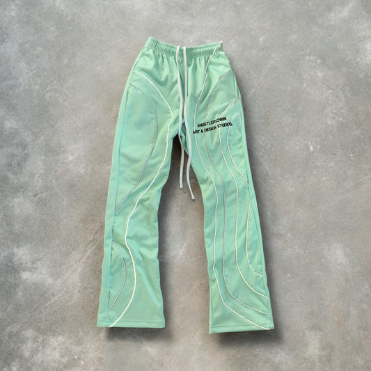 "Cedrina" W4VY Mint Green Unisex Track Pants