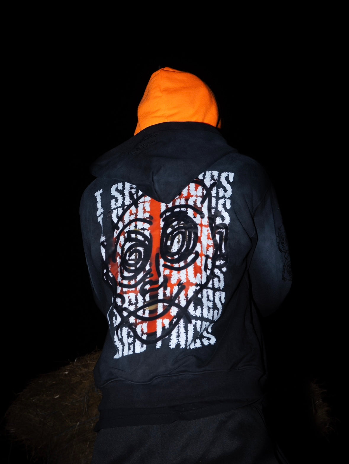 “Seeing F4CES” Halloween’24 Double Hood Full Zip