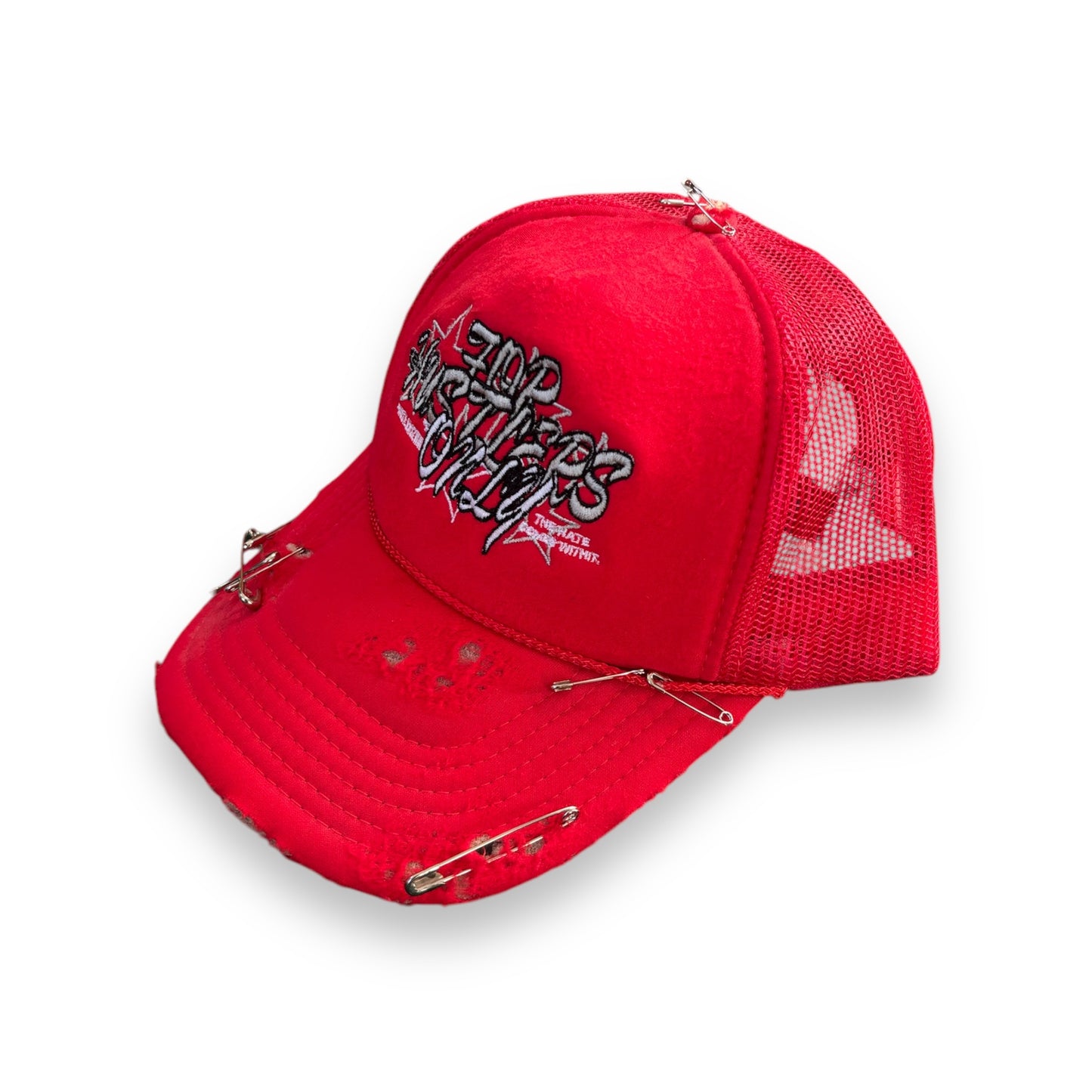 Distressed “Carmine” Trucker