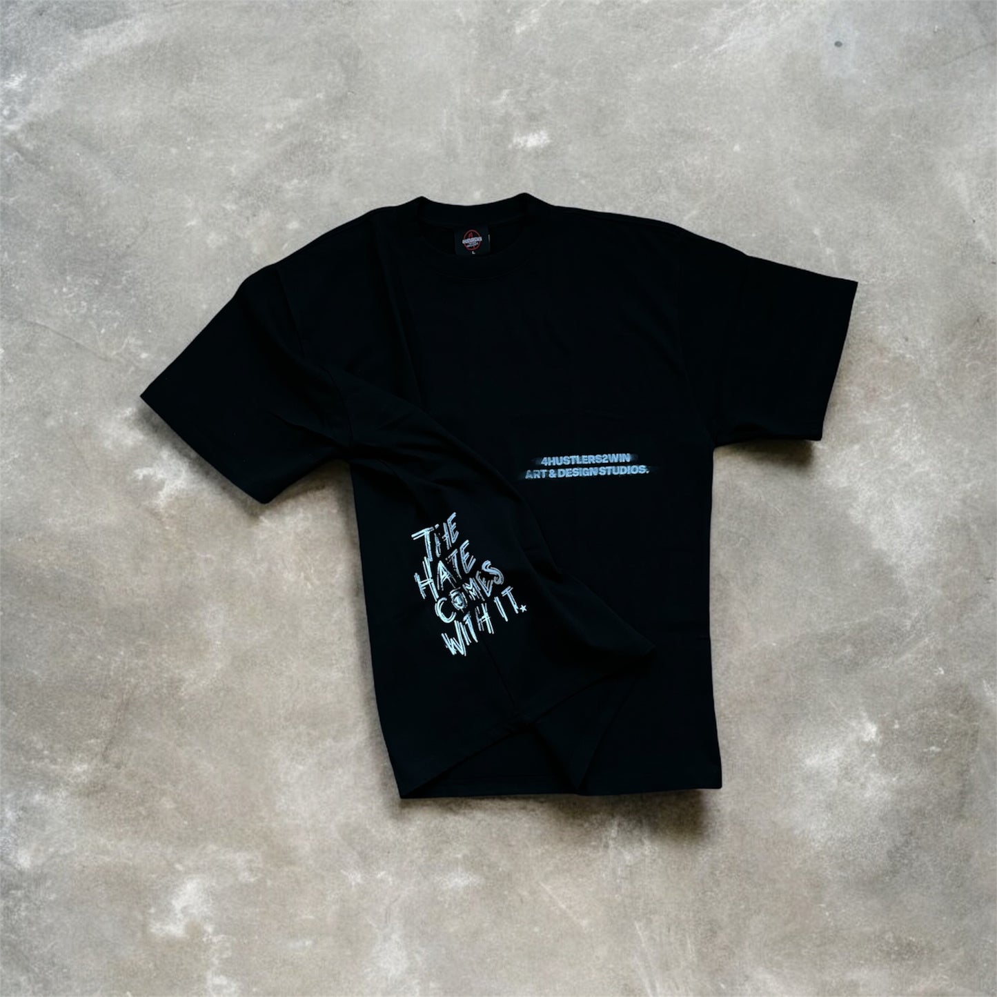 Basic Oversized “Blurred” Logo Tee