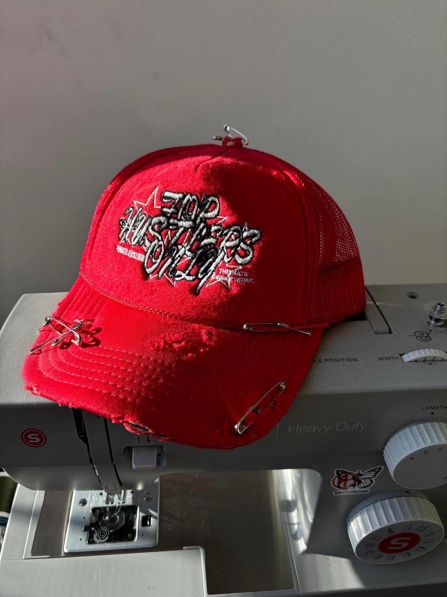 Distressed “Carmine” Trucker