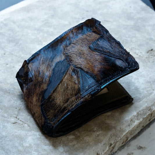 Evolving 9 “Agnello Di Lusso” Lamb Fur/Leather Wallet