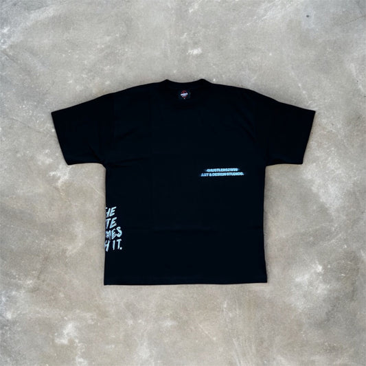 Basic Oversized “Blurred” Logo Tee