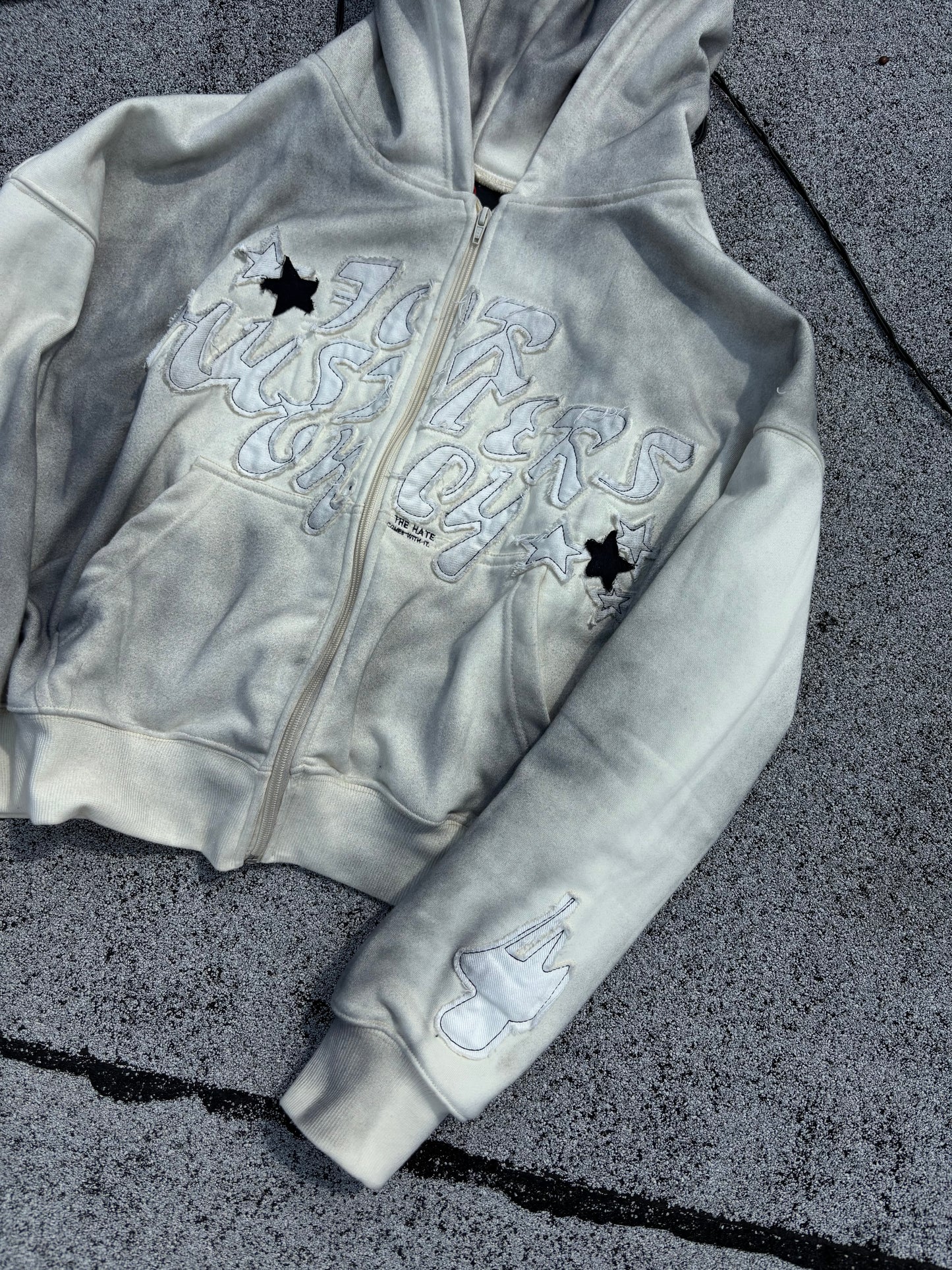 ****FILE 001: FOR HUSTLERS ONLY 'SMOKE-WASH' ZIP UP