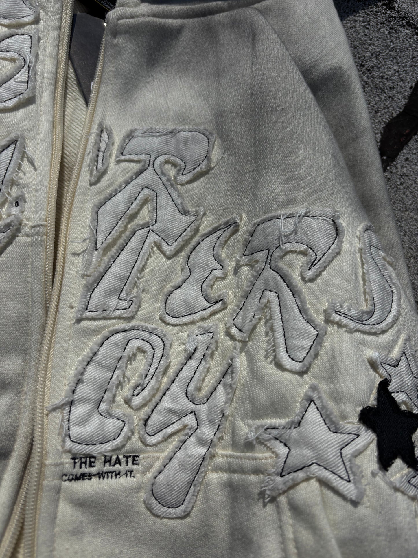****FILE 001: FOR HUSTLERS ONLY 'SMOKE-WASH' ZIP UP