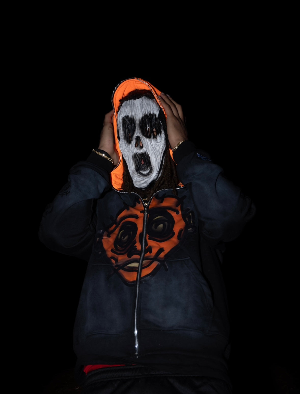 “Seeing F4CES” Halloween’24 Double Hood Full Zip