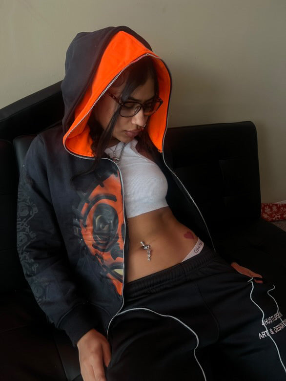 “Seeing F4CES” Halloween’24 Double Hood Full Zip