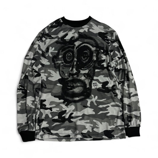 ‘CAELAN’ hand painted camo LS