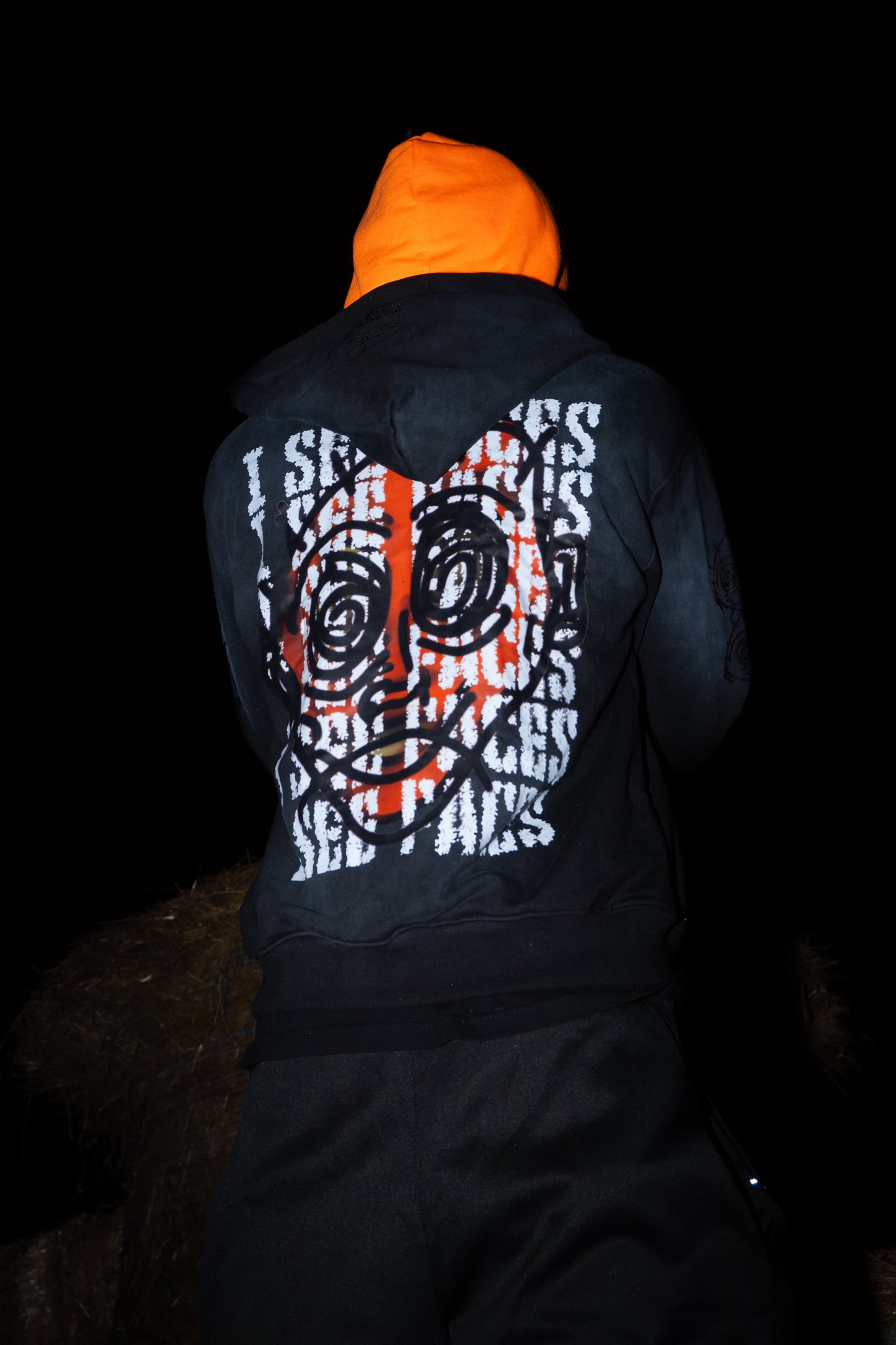 "SEEING F4CES" DOUBLE HOODED HALLOWEEN EXCLUSIVE