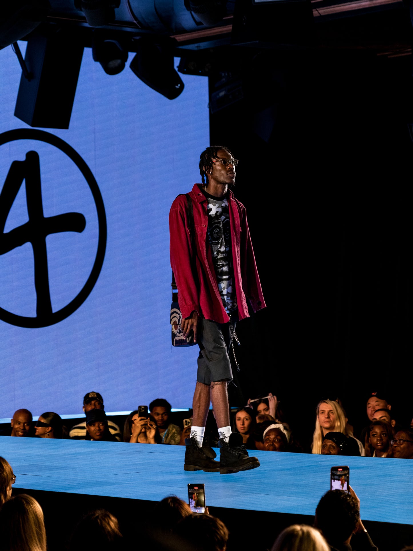 ‘CAELAN’ hand painted camo LS