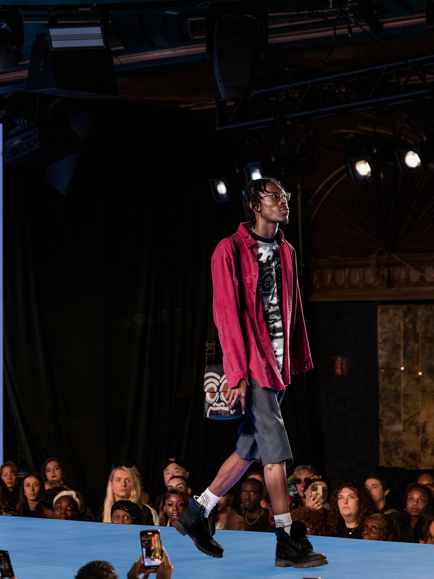 ‘CAELAN’ hand painted camo LS